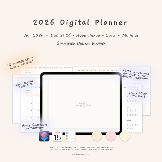 2026 Digital Planner