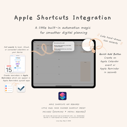 Undated Yearly Digital Planner