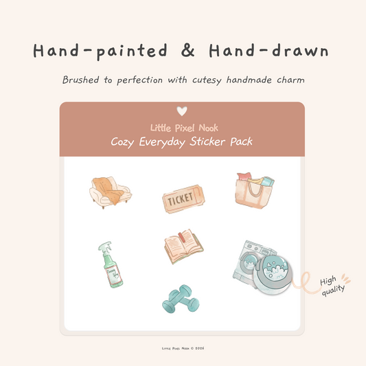 Digital Cozy Everyday Sticker Pack